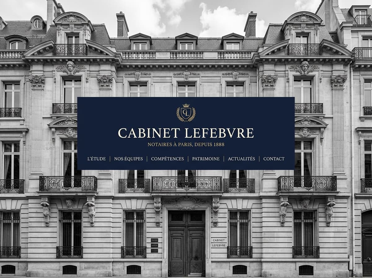 Direction artistique Classique — exemple de design de site vitrine Scalina